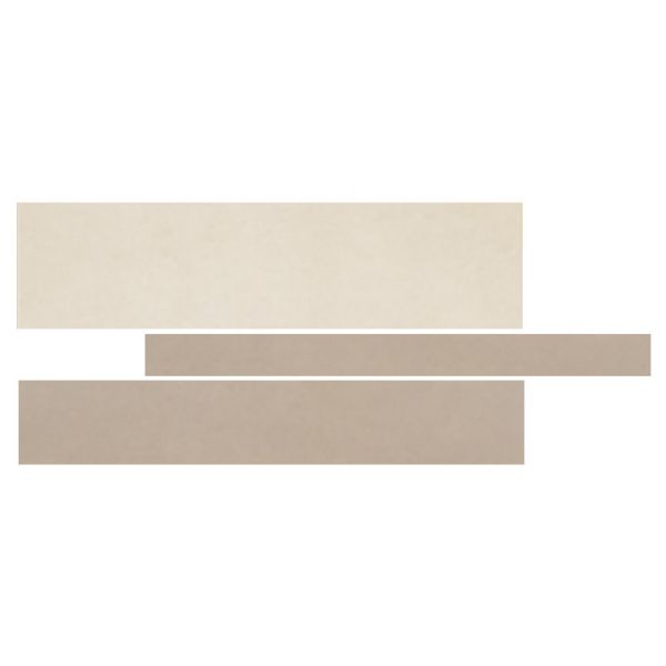 Rak Earthstone 5-10-15x60cm Bruin mat (Wandtegel) (Mix Bei.Bruin  )